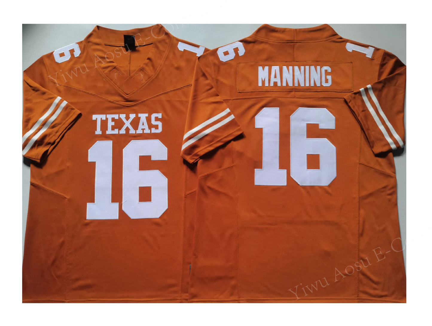 2025 College American Football Texas 16#Manning 8#IAMALEAVA Stitched Jerseys