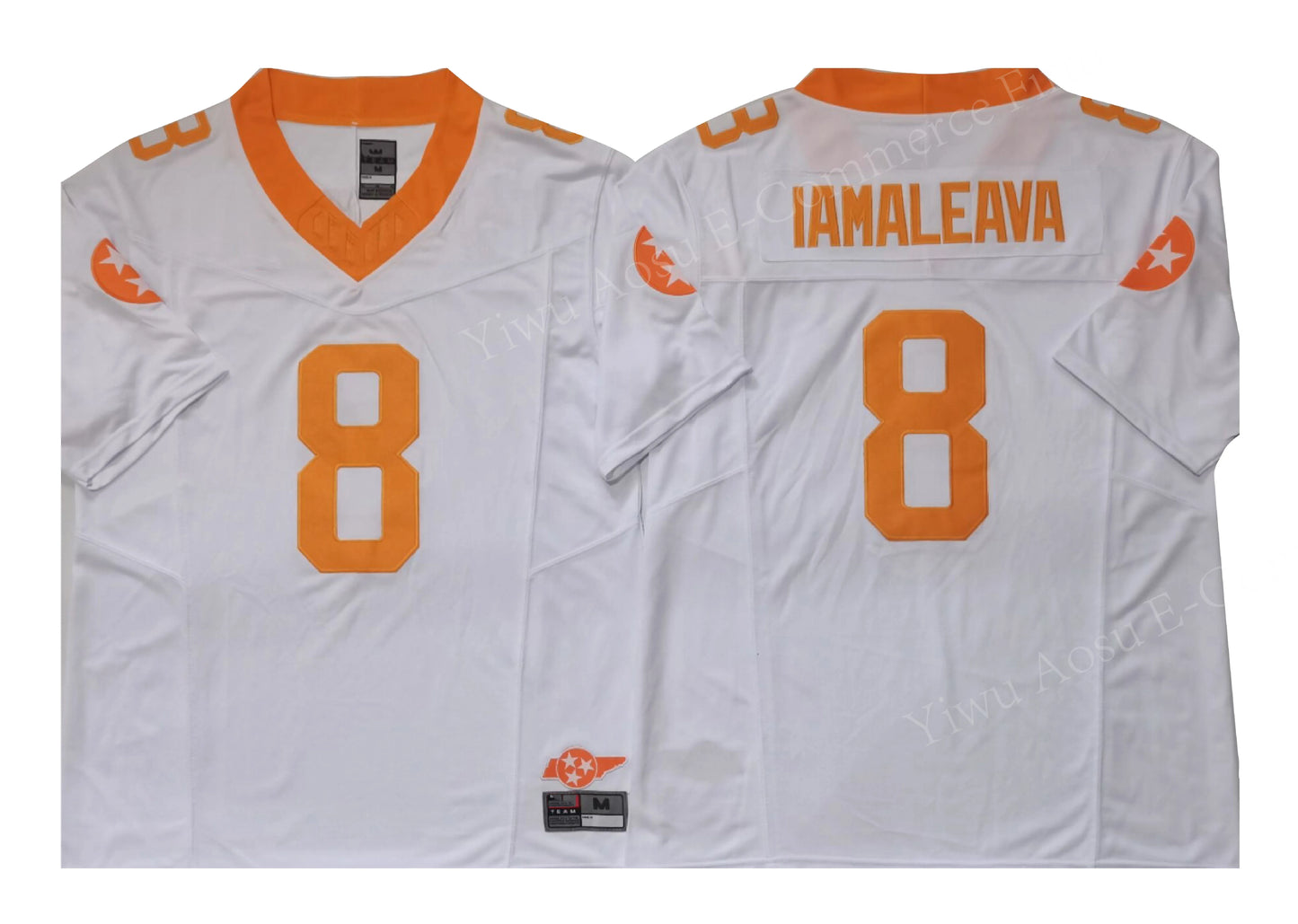 2025 College American Football Texas 16#Manning 8#IAMALEAVA Stitched Jerseys