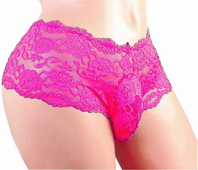 Lace Transparent Brief or Thong