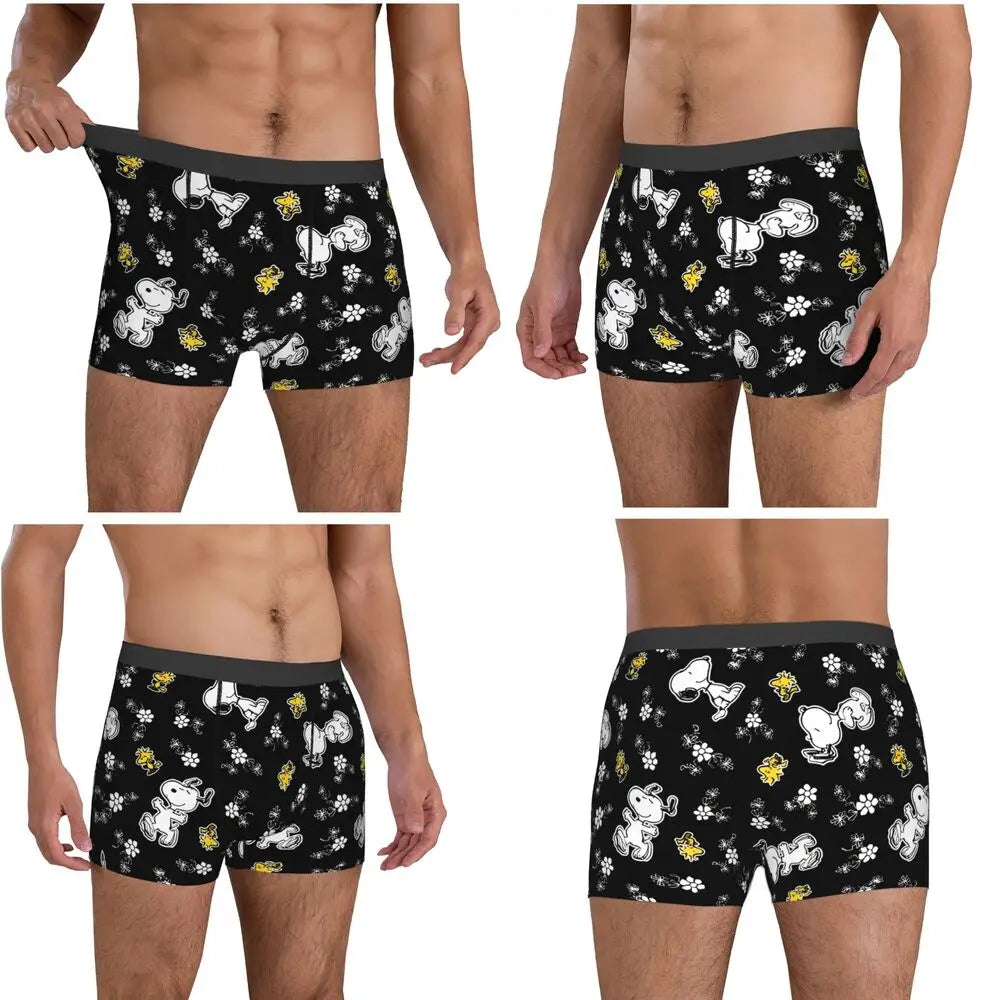 Snoppy Underwear Classic Trunk Boxer Briefs