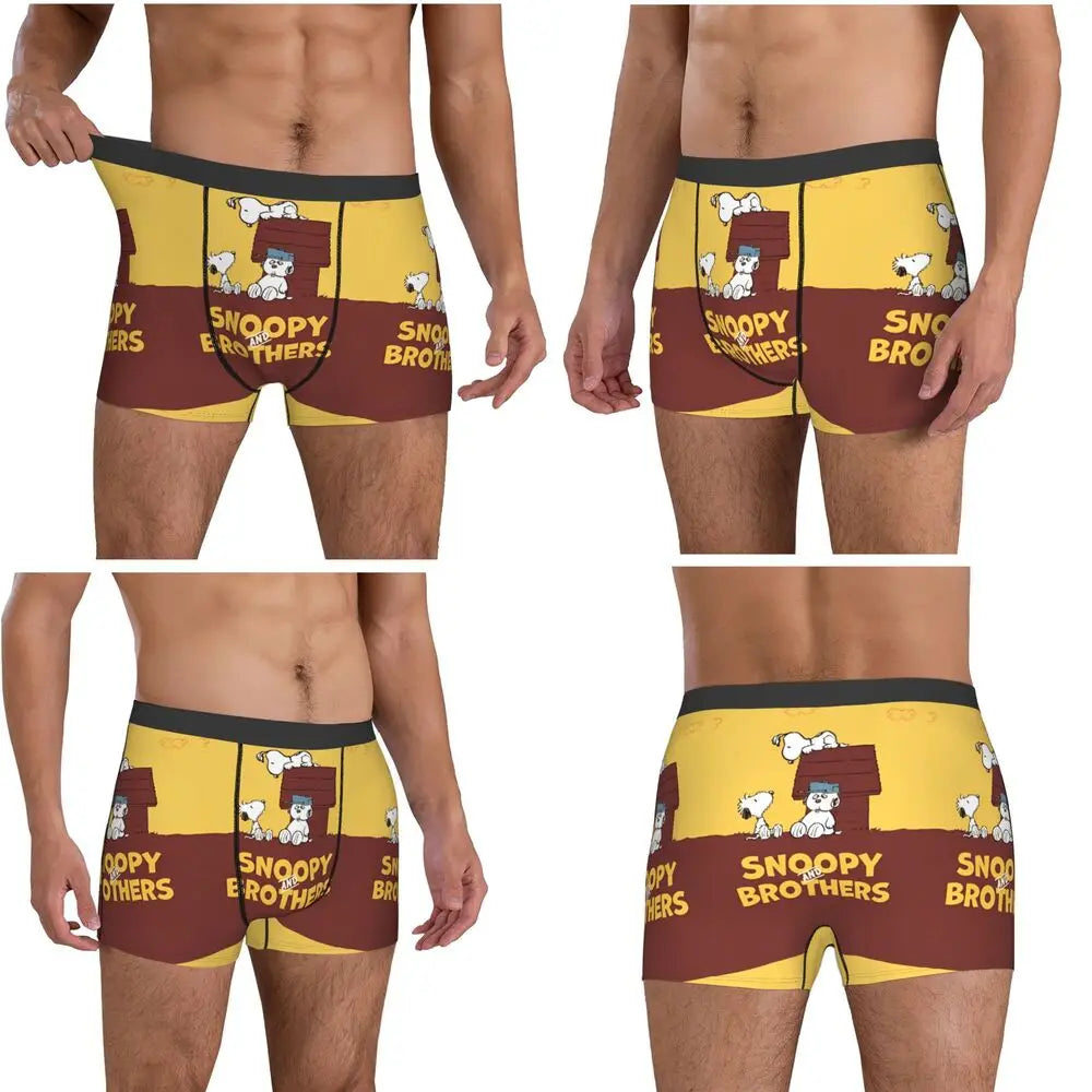 Snoppy Underwear Classic Trunk Boxer Briefs