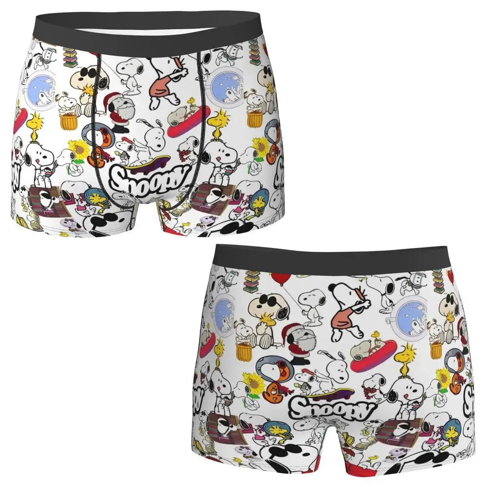 Snoppy Underwear Classic Trunk Boxer Briefs