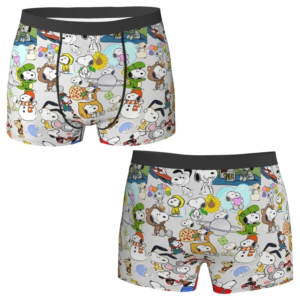 Snoppy Underwear Classic Trunk Boxer Briefs