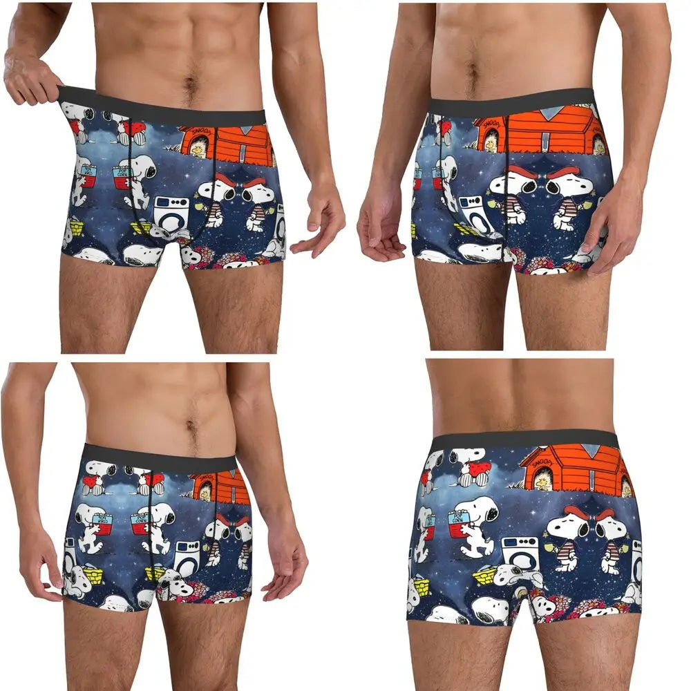 Snoppy Underwear Classic Trunk Boxer Briefs