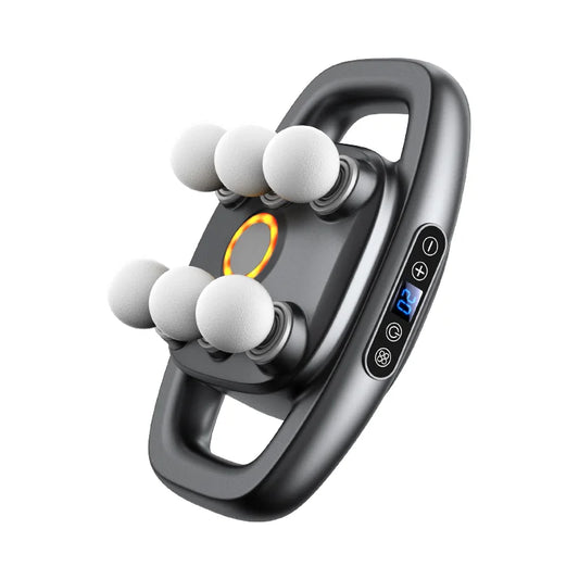 6-Head Infrared Percussion Mini Massage Gun