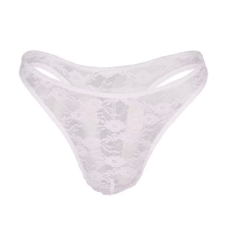 Lace Spandex Brief Thong