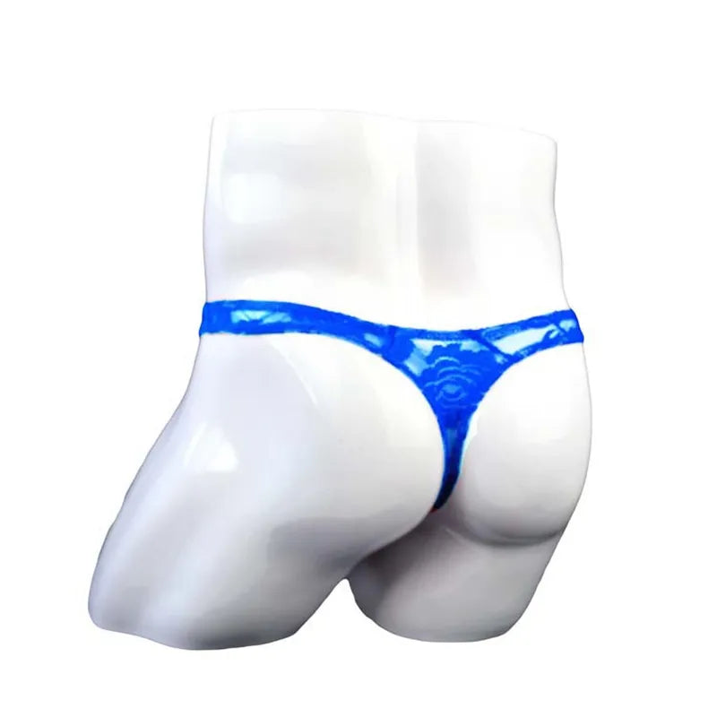 Lace Spandex Brief Thong