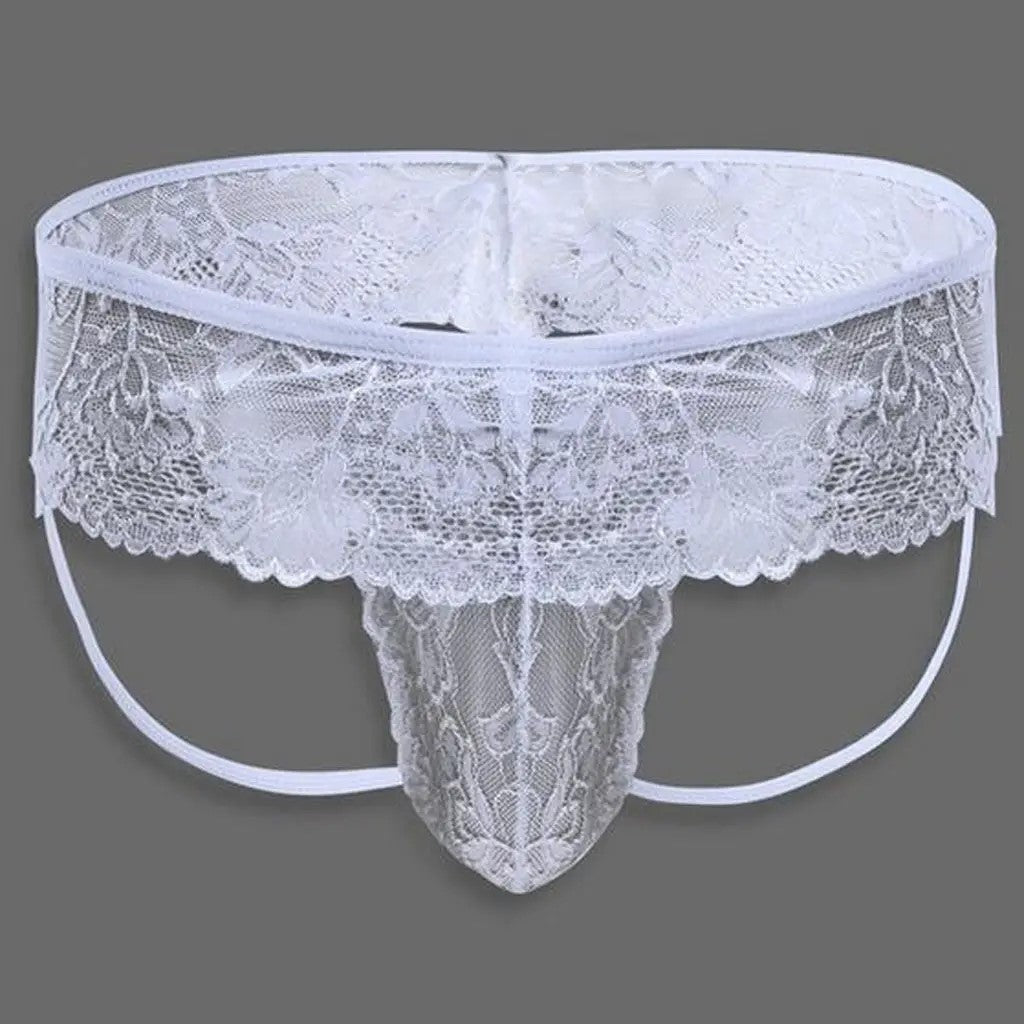 Lace Transparent Brief or Thong