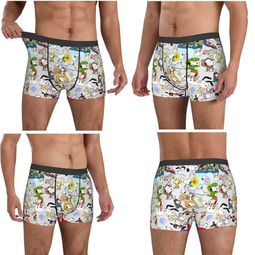 Snoppy Underwear Classic Trunk Boxer Briefs