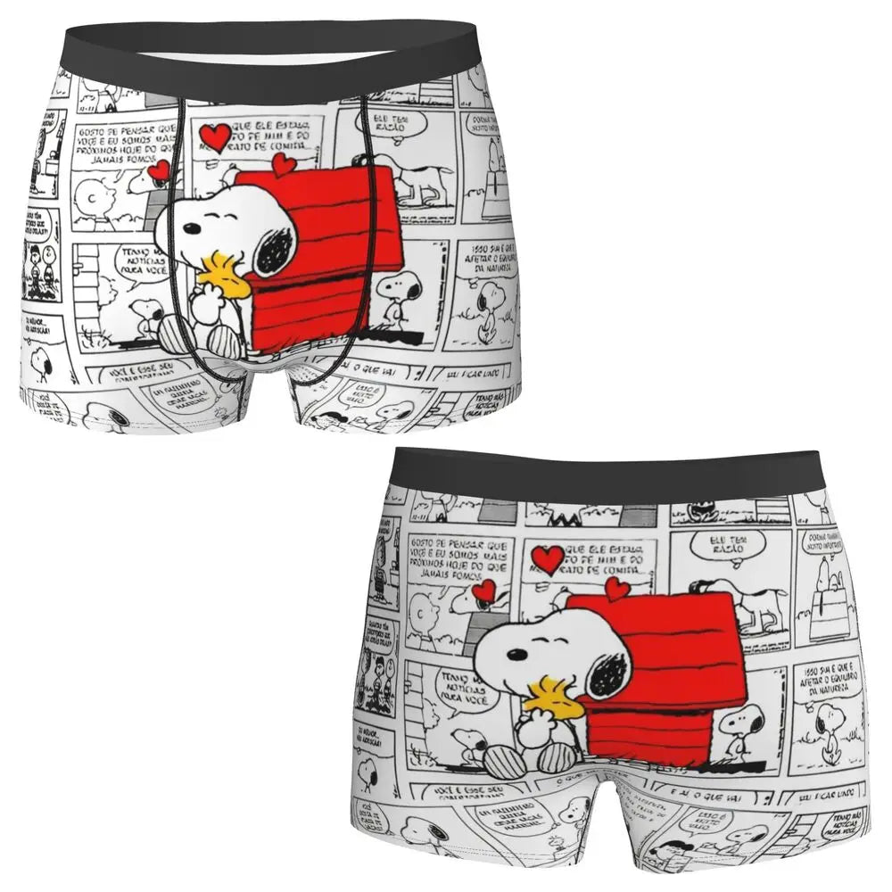 Snoppy Underwear Classic Trunk Boxer Briefs