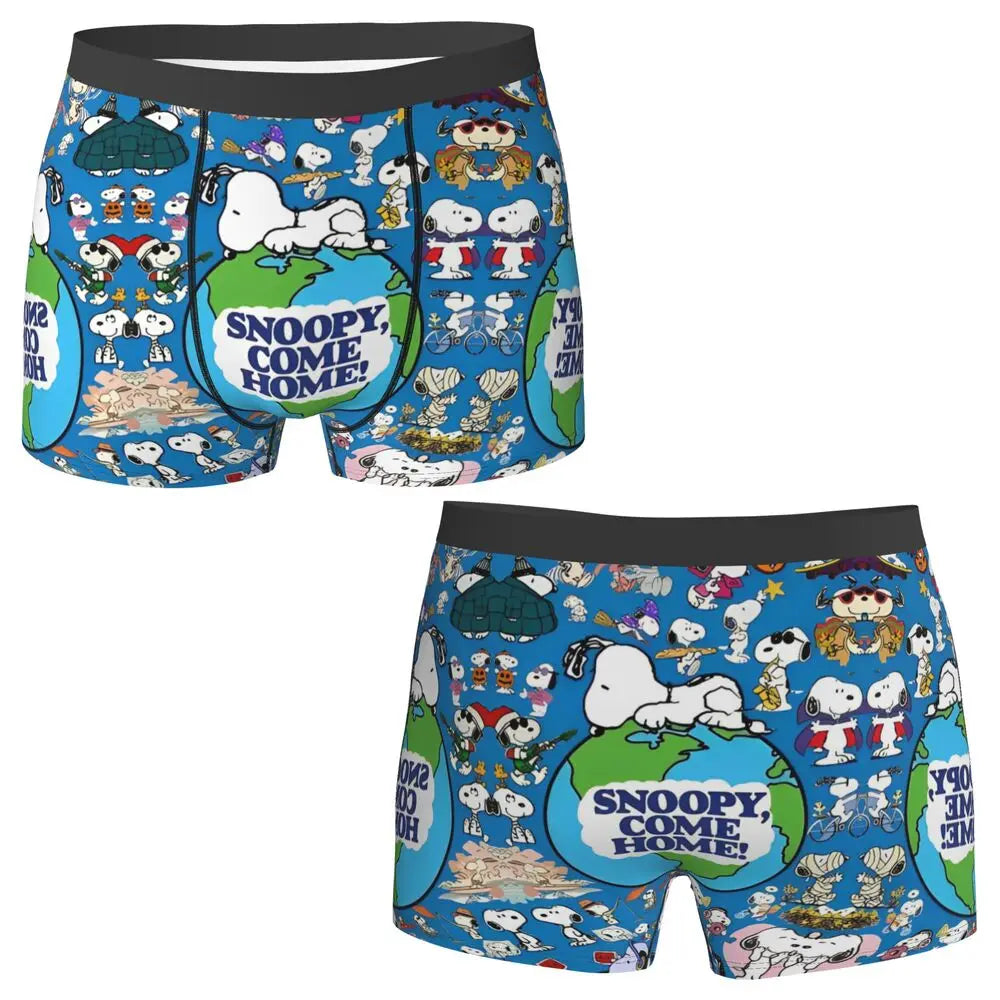 Snoppy Underwear Classic Trunk Boxer Briefs