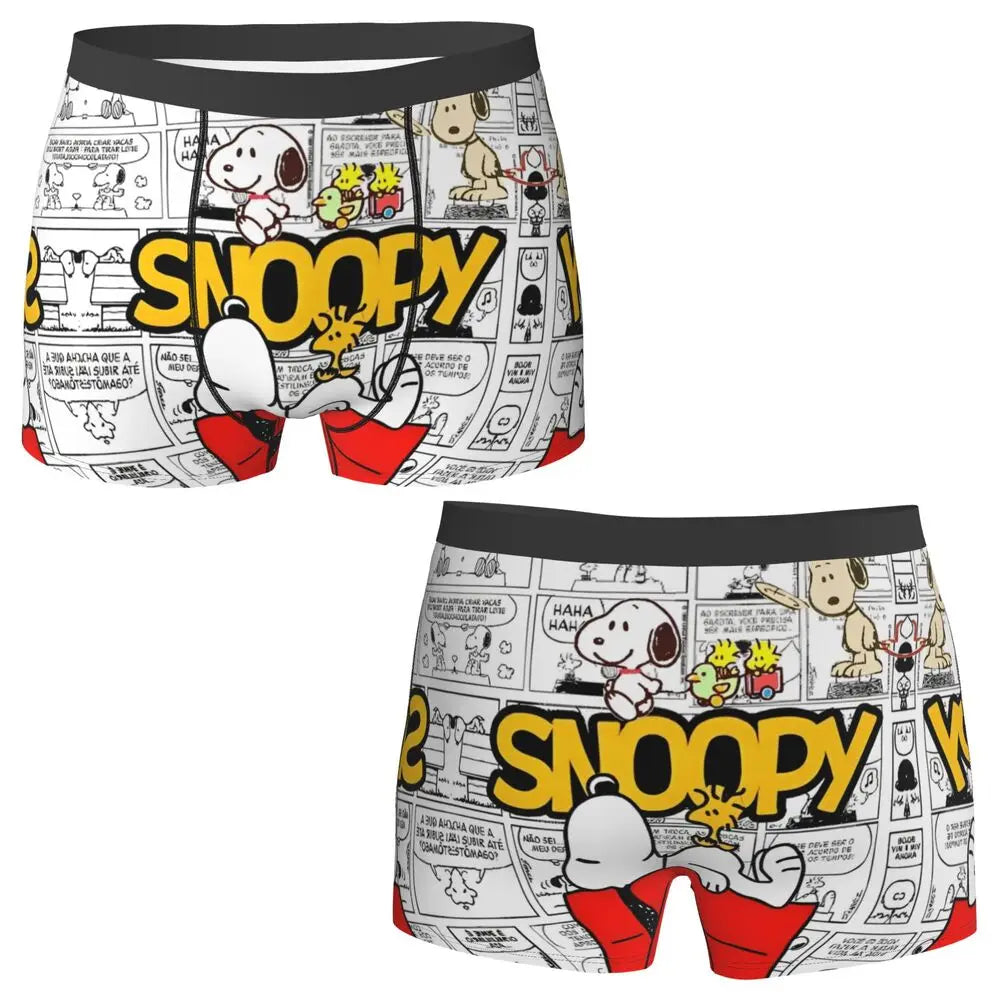 Snoppy Underwear Classic Trunk Boxer Briefs
