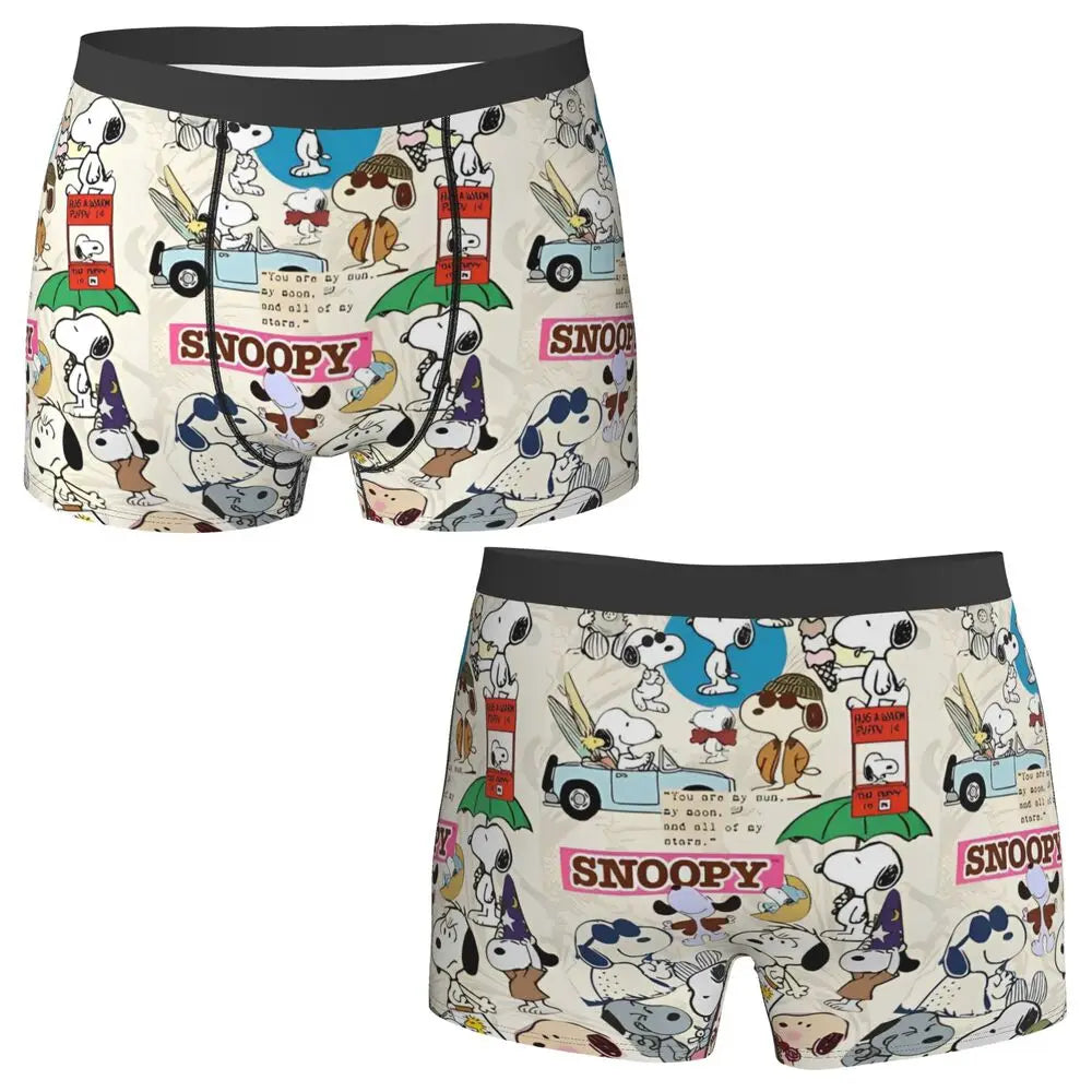 Snoppy Underwear Classic Trunk Boxer Briefs