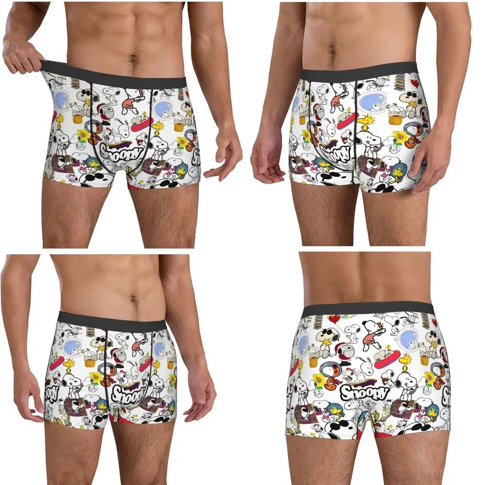 Snoppy Underwear Classic Trunk Boxer Briefs