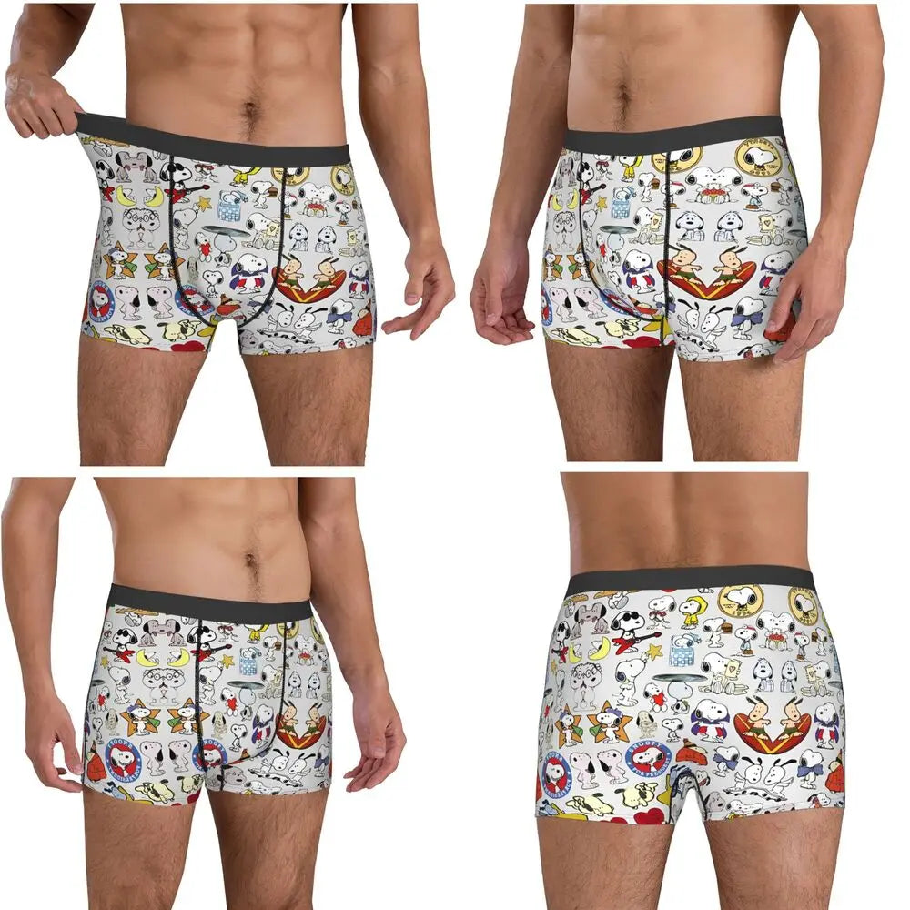Snoppy Underwear Classic Trunk Boxer Briefs