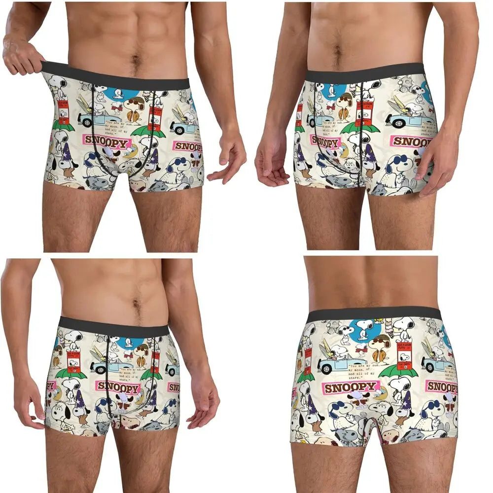 Snoppy Underwear Classic Trunk Boxer Briefs