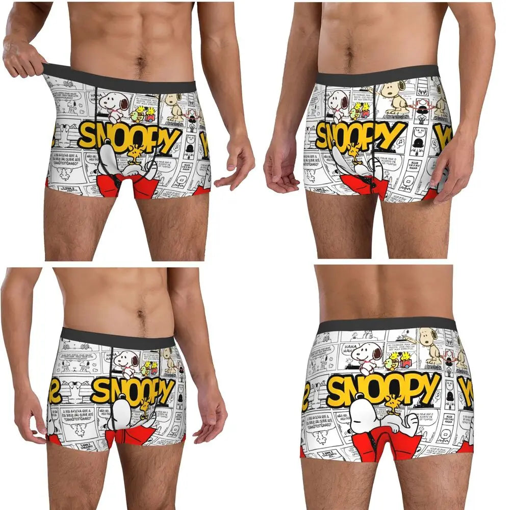 Snoppy Underwear Classic Trunk Boxer Briefs