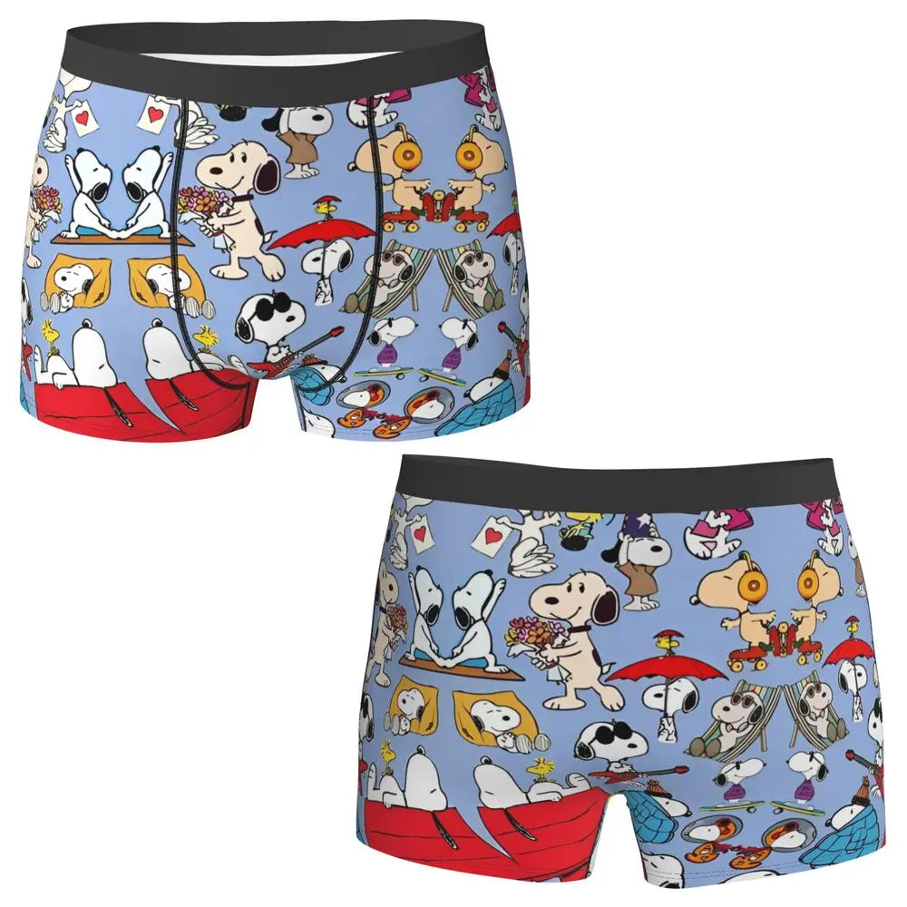 Snoppy Underwear Classic Trunk Boxer Briefs