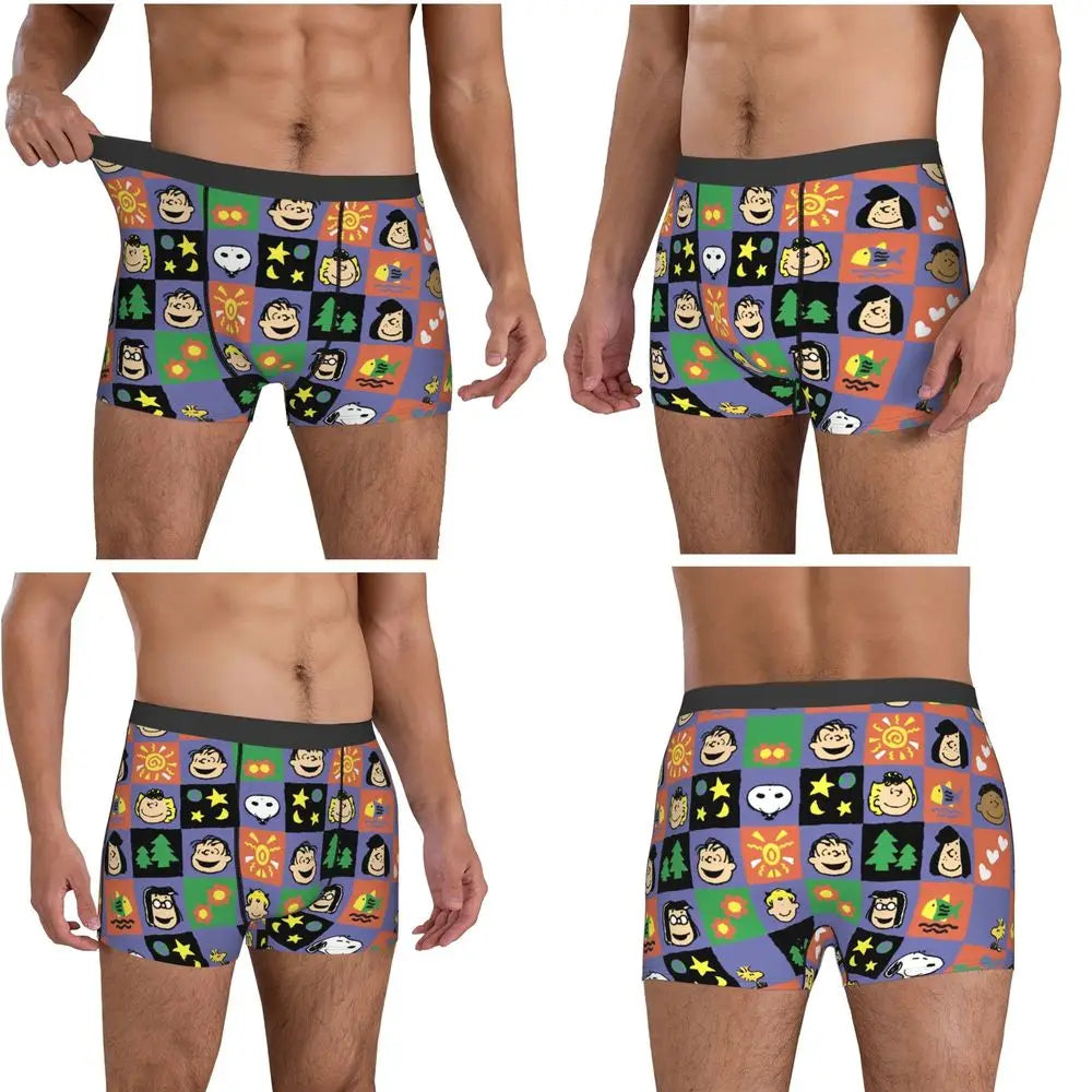 Snoppy Underwear Classic Trunk Boxer Briefs