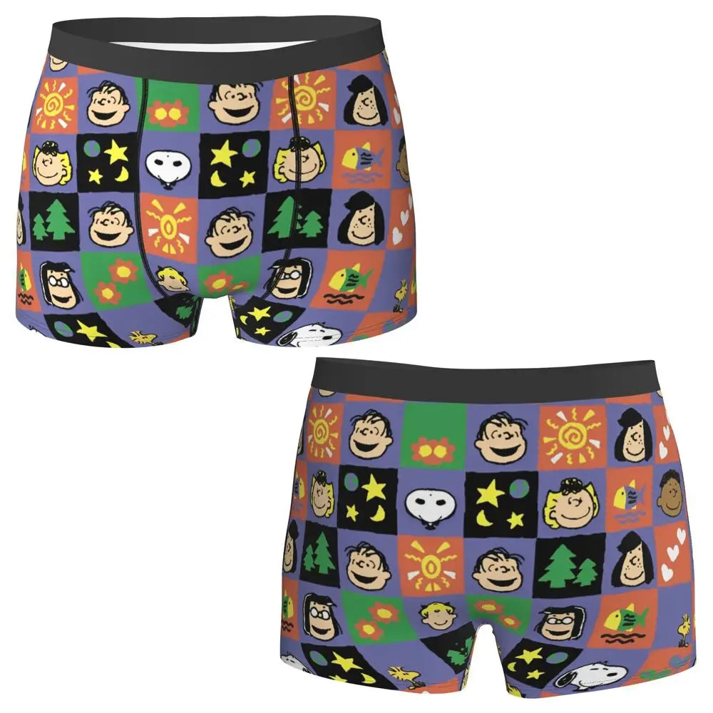 Snoppy Underwear Classic Trunk Boxer Briefs