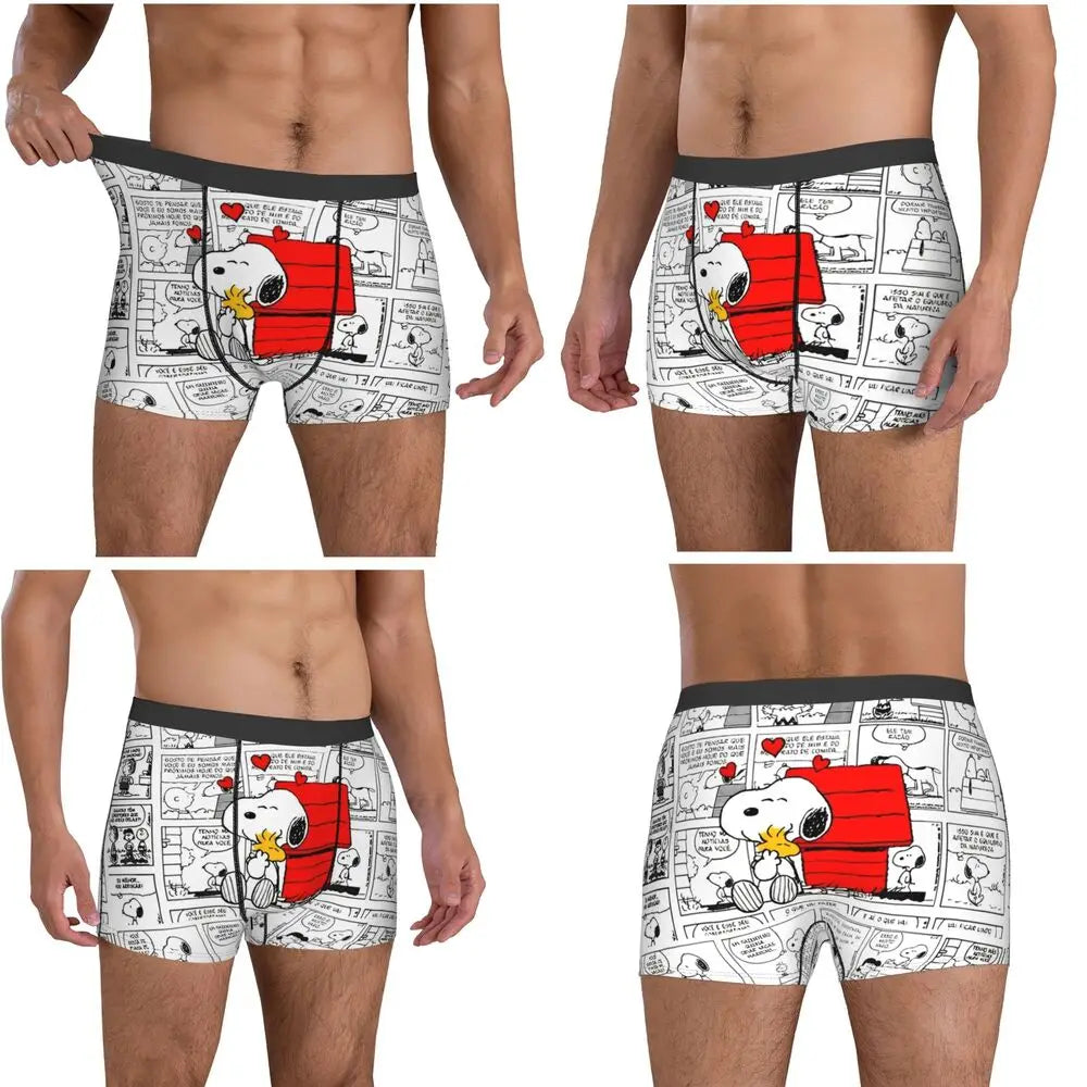 Snoppy Underwear Classic Trunk Boxer Briefs