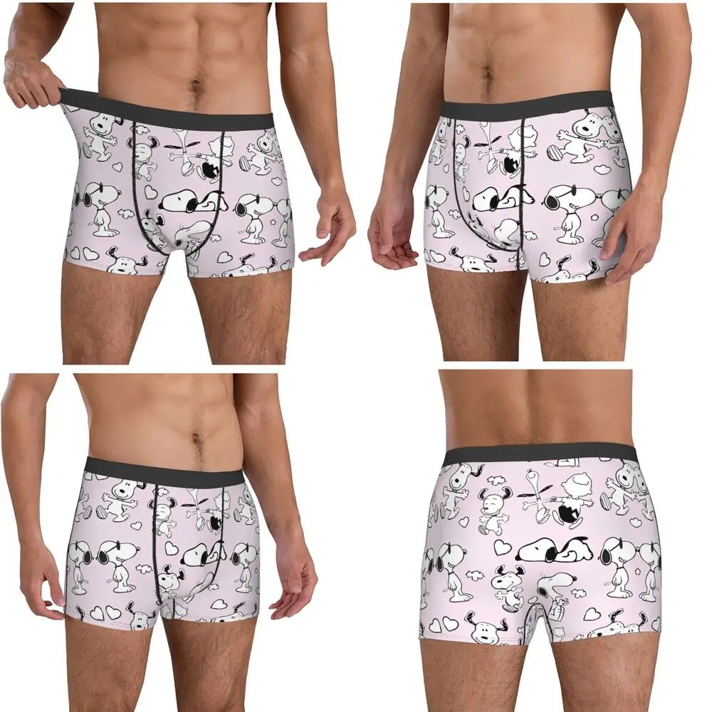 Snoppy Underwear Classic Trunk Boxer Briefs