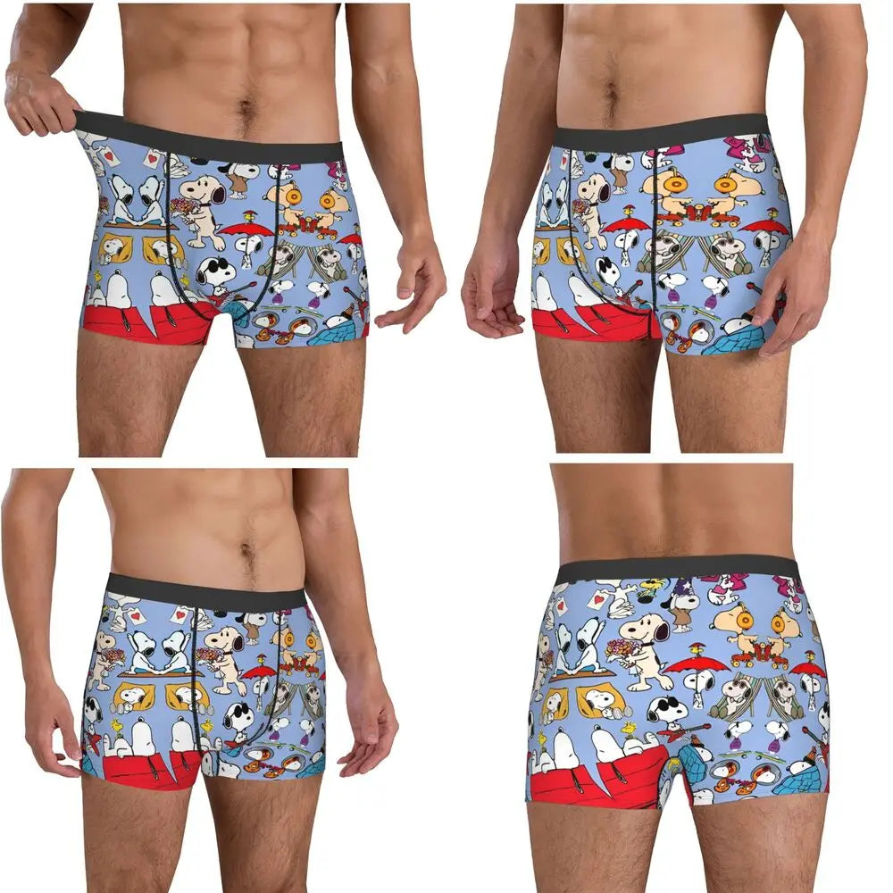Snoppy Underwear Classic Trunk Boxer Briefs