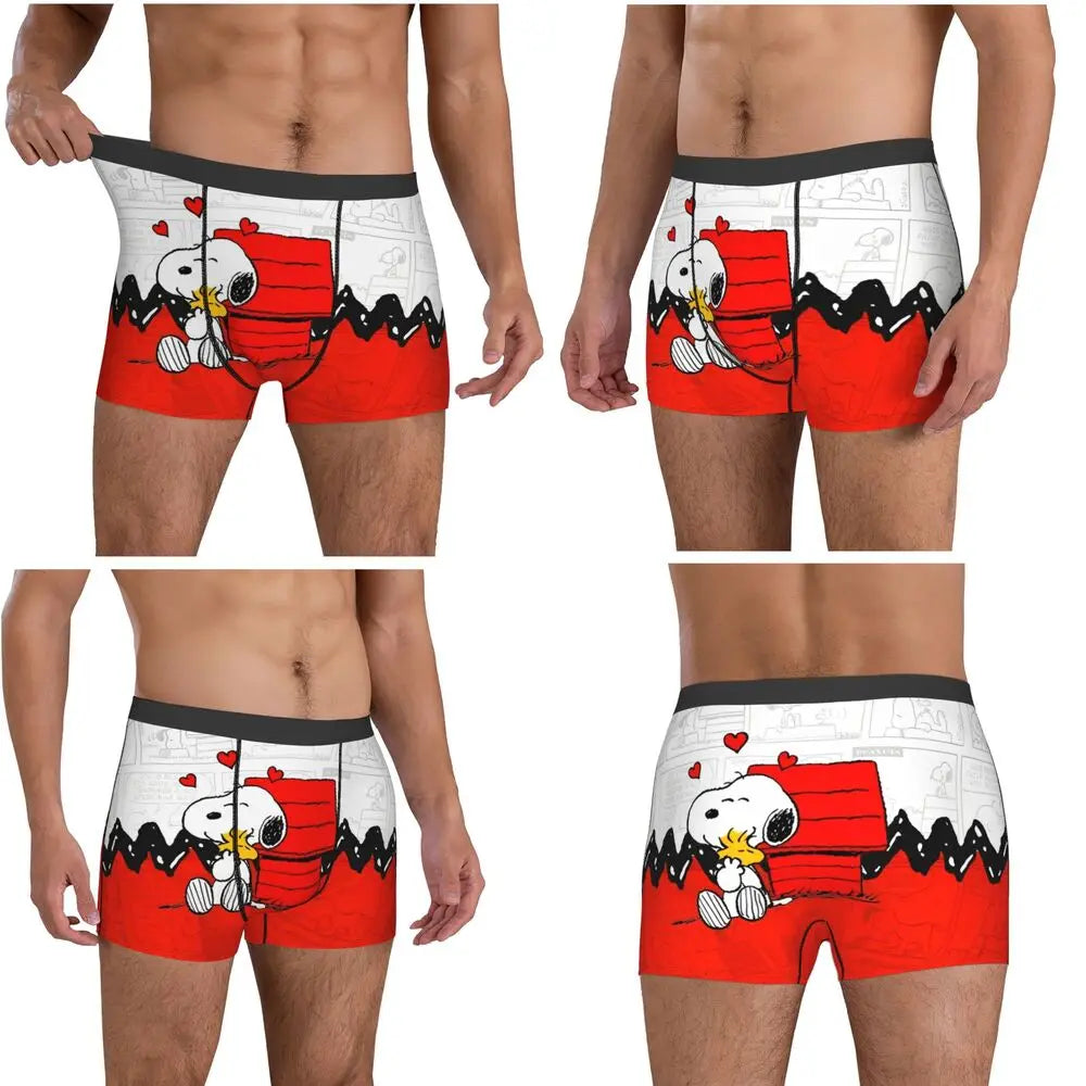 Snoppy Underwear Classic Trunk Boxer Briefs