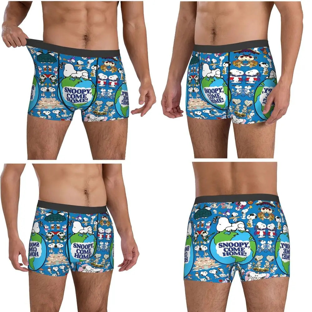 Snoppy Underwear Classic Trunk Boxer Briefs