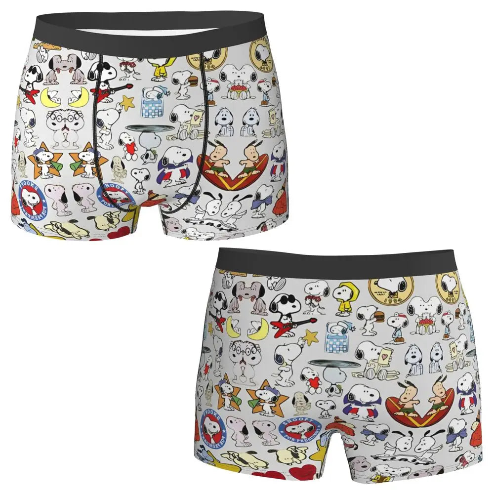 Snoppy Underwear Classic Trunk Boxer Briefs